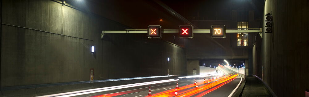 Solutions d'éclairage à LED pour les tunnels