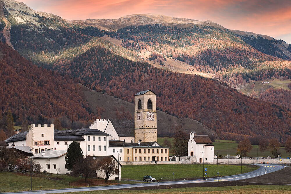 CitySoul erleuchten das Kloster St. Johann, Müstair